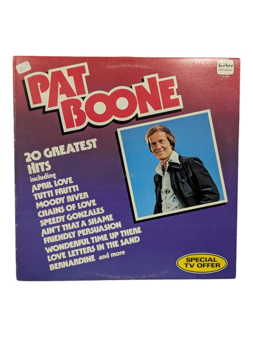 Pat Boone 20 Greatest Hits LP