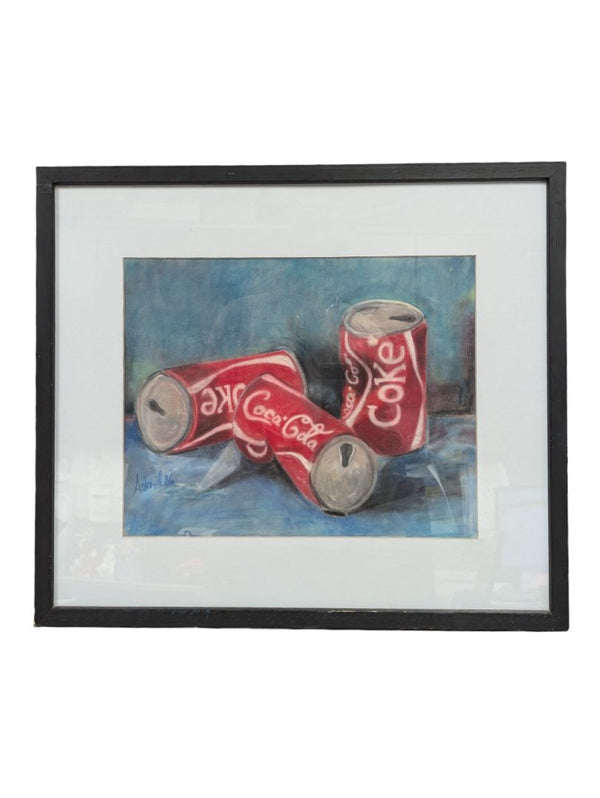 Painting by A. Walter Coca-Cola Chalk