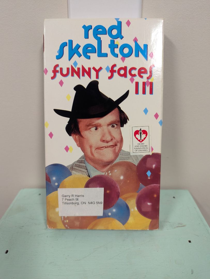 Red Skelton Funny Faces III VHS