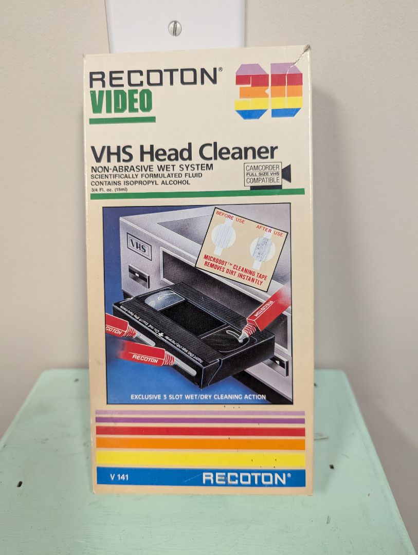 Vintage VHS HEAD CLEANER