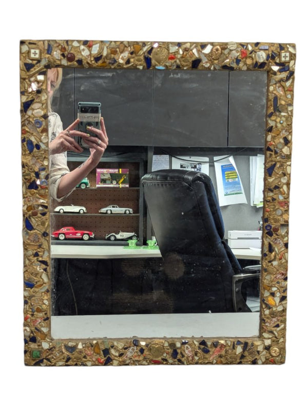 Vintage Mirror Mosaic Frame