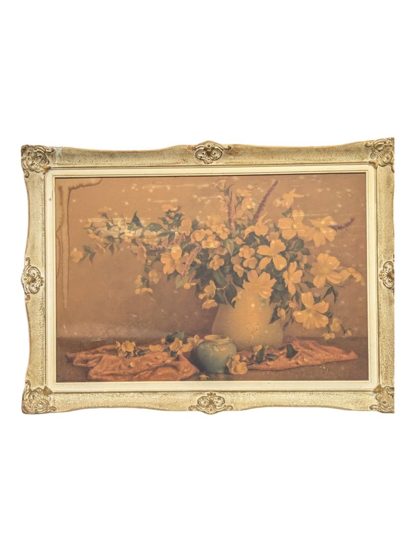 Mid Century Art Print Framed