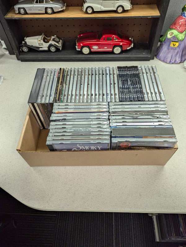 Box of assorted Gospel CD's
