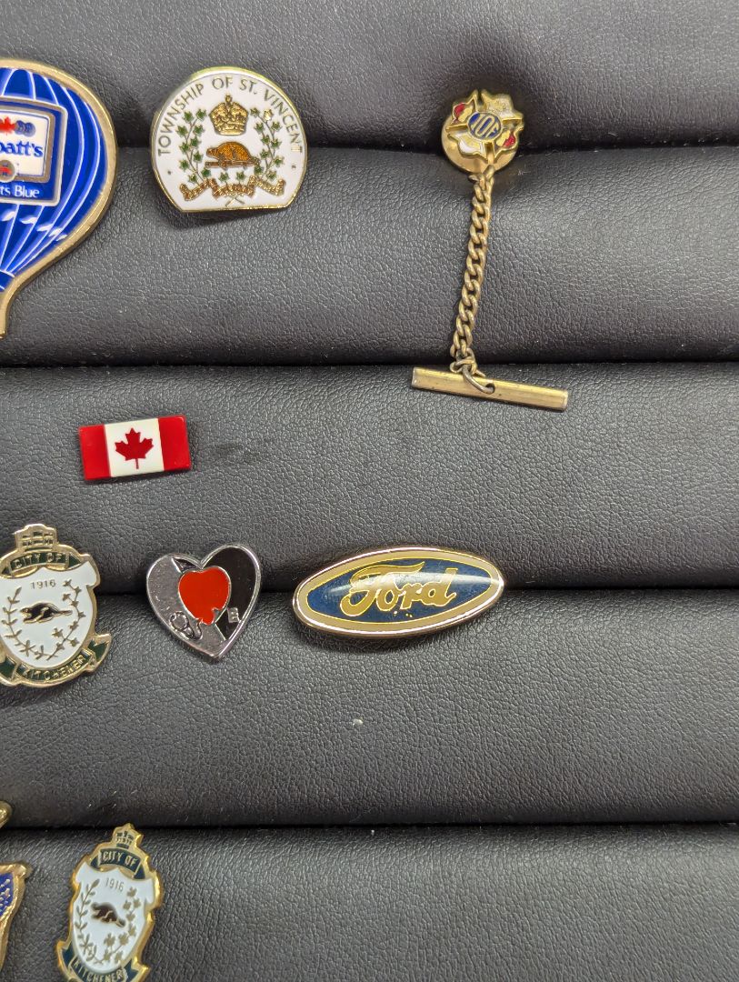 13 Vintage Pins