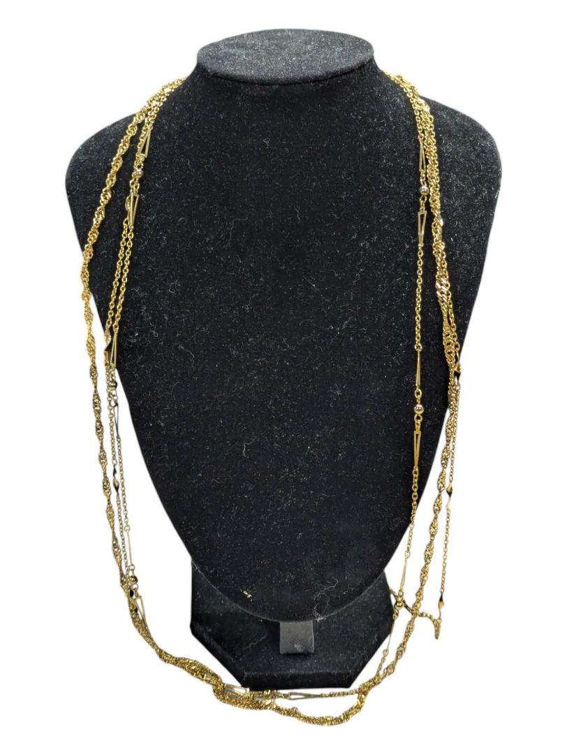 Vintage Chain 72 CM Fashion Gold Tone