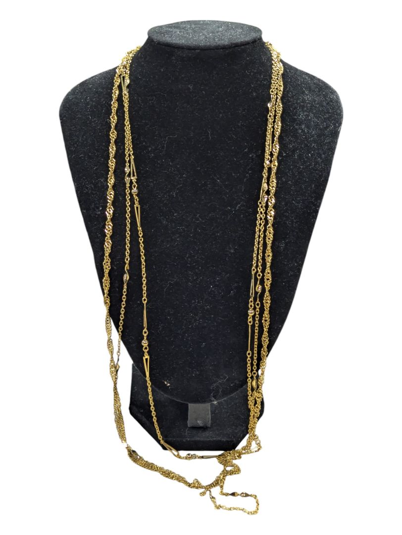 Vintage Chain 72 CM Fashion Gold Tone