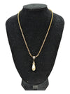 Vintage Nina Ricci Tear Drop Pearl Gold tone Necklace