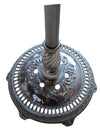 Vintage Stainless Steel Standing Ashtray