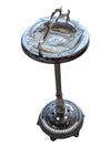 Vintage Stainless Steel Standing Ashtray