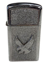 Silver Tone Vintage Torch Lighter Eagle