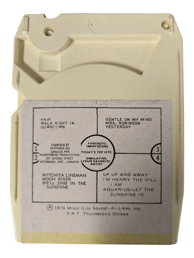 Vintage 8 Track Tapes (4)