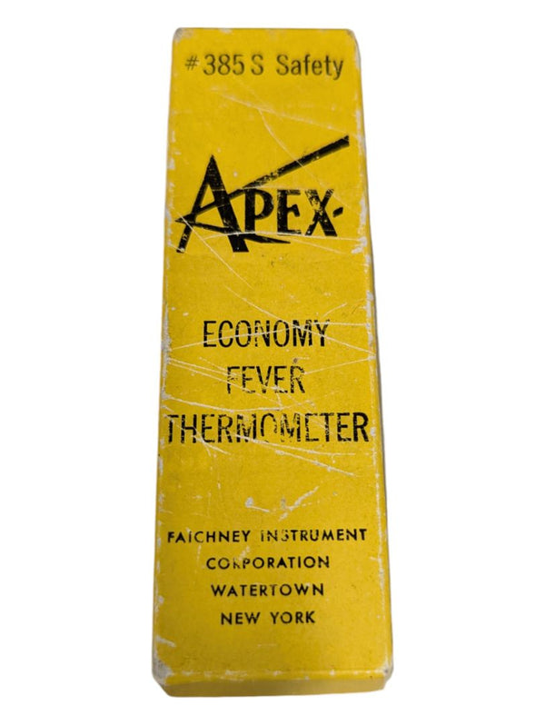 Vintage Apex Fever Thermometer Original Box