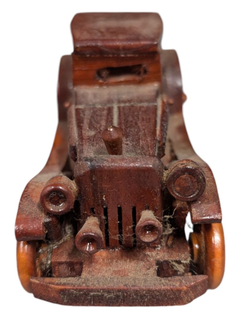 Vintage Wooden Style Collectible Car