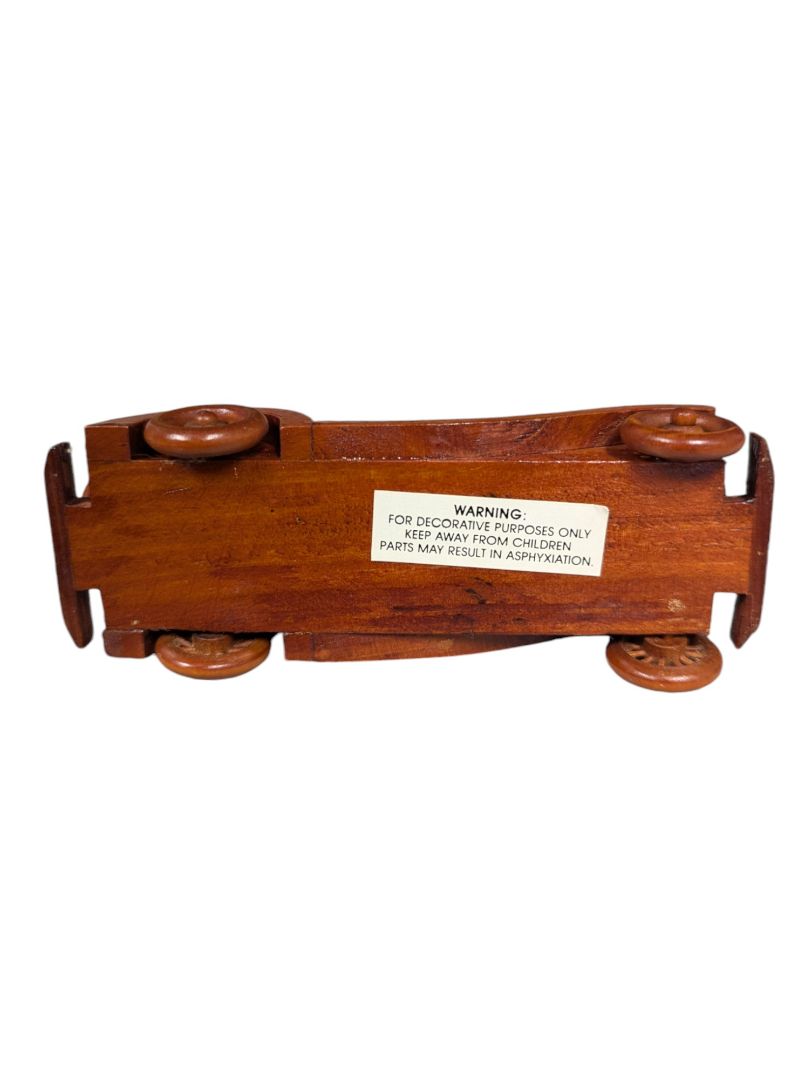 Vintage Wooden Style Collectible Car