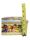 Square Fruit Tin 9” 1960's