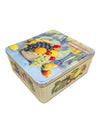 Square Fruit Tin 9” 1960's