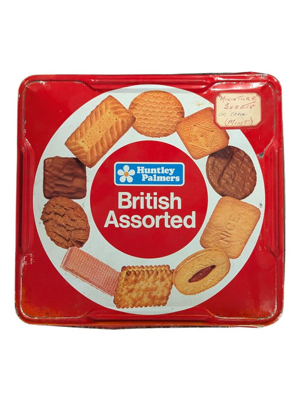 Vintage British Assorted Cookie Tin