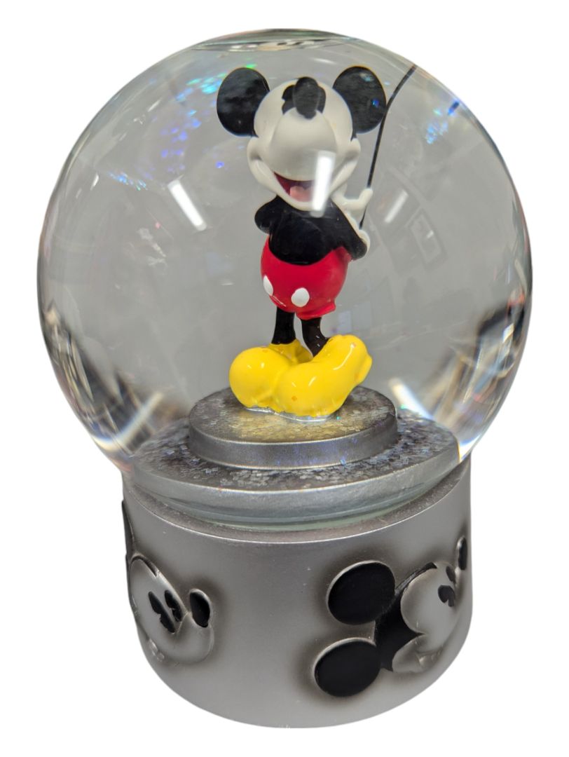 DISNEY MICKEY MOUSE SNOW GLOBE MUSICAL