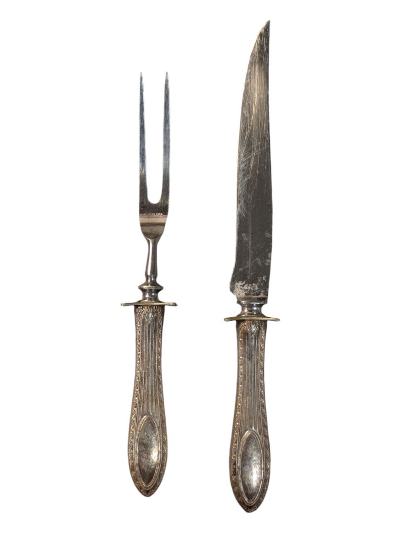 Stainless Carving Fork & Knife Set