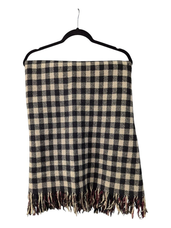Vintage Dbl Sided Wool Blanket