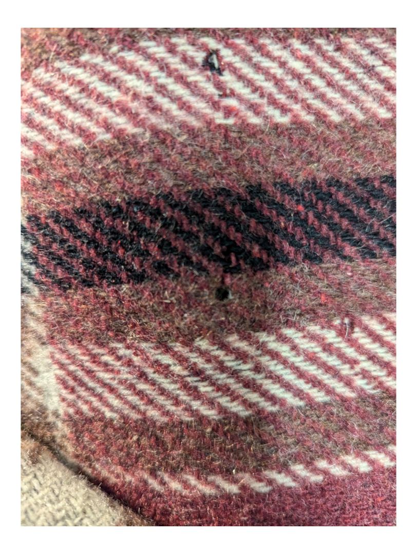 Vintage Dbl Sided Wool Blanket