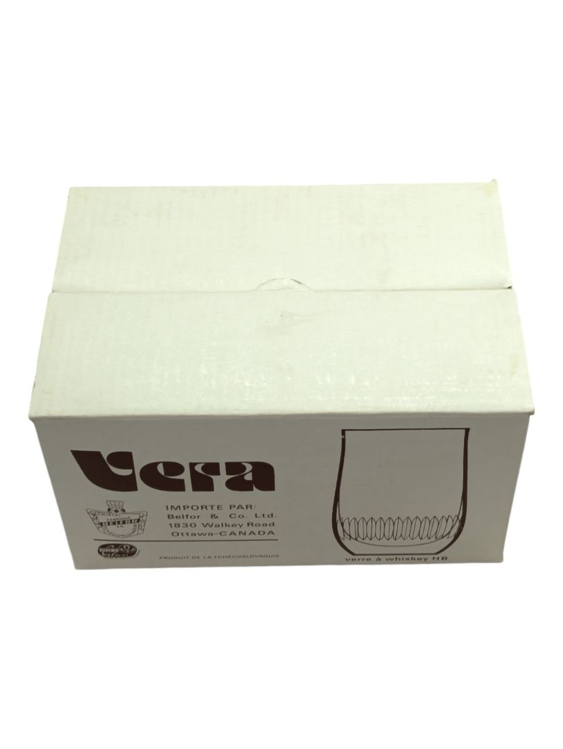 Vintage Vera Ottawa Whiskey Glasses new in Box