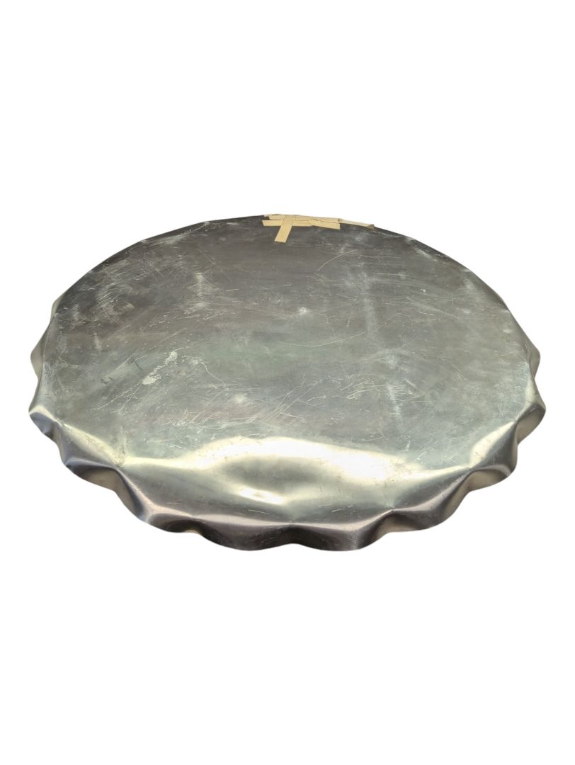 Vintage 3 Pc Pressed aluminum serving dishes