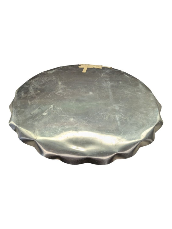 Vintage 3 Pc Pressed aluminum serving dishes