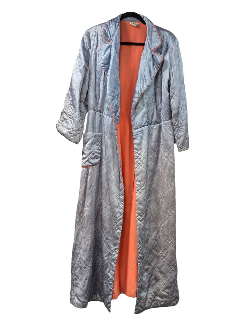 Vintage Blue & Orange House Coat