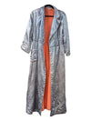 Vintage Blue & Orange House Coat