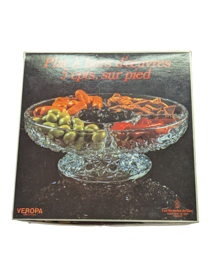 Vintage Footed Serving Dish in Box