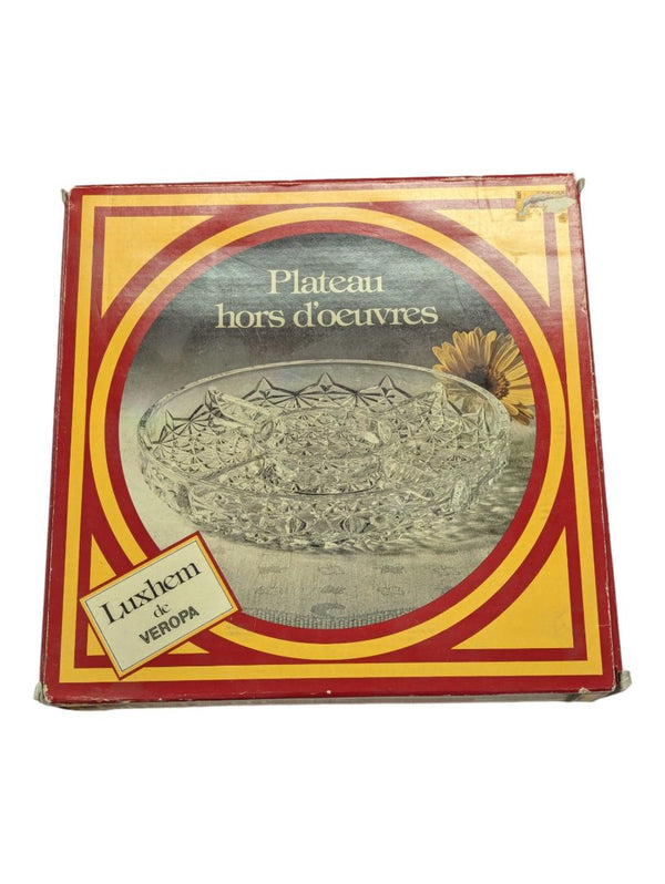 Vintage Plateau hors d'oeuvres Luxhem