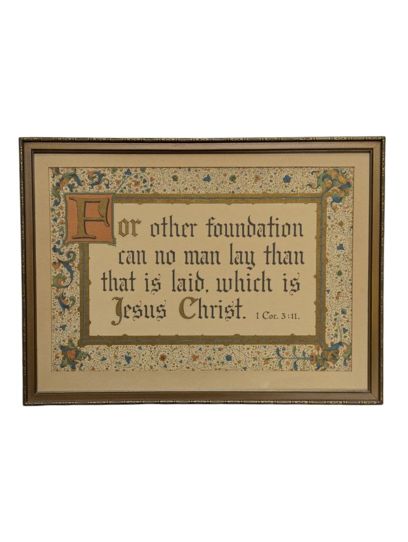 Biblical Photo Framed