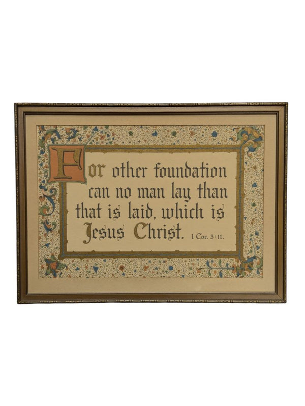 Biblical Photo Framed
