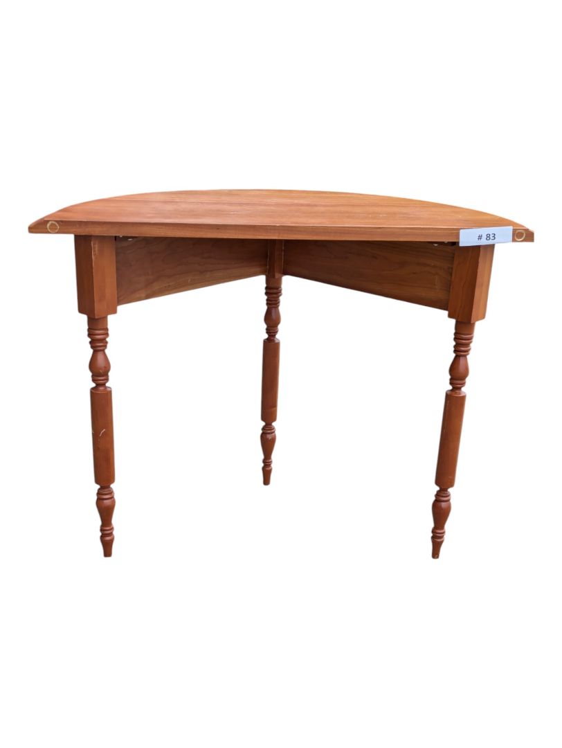 Half Moon Cherry Side Table