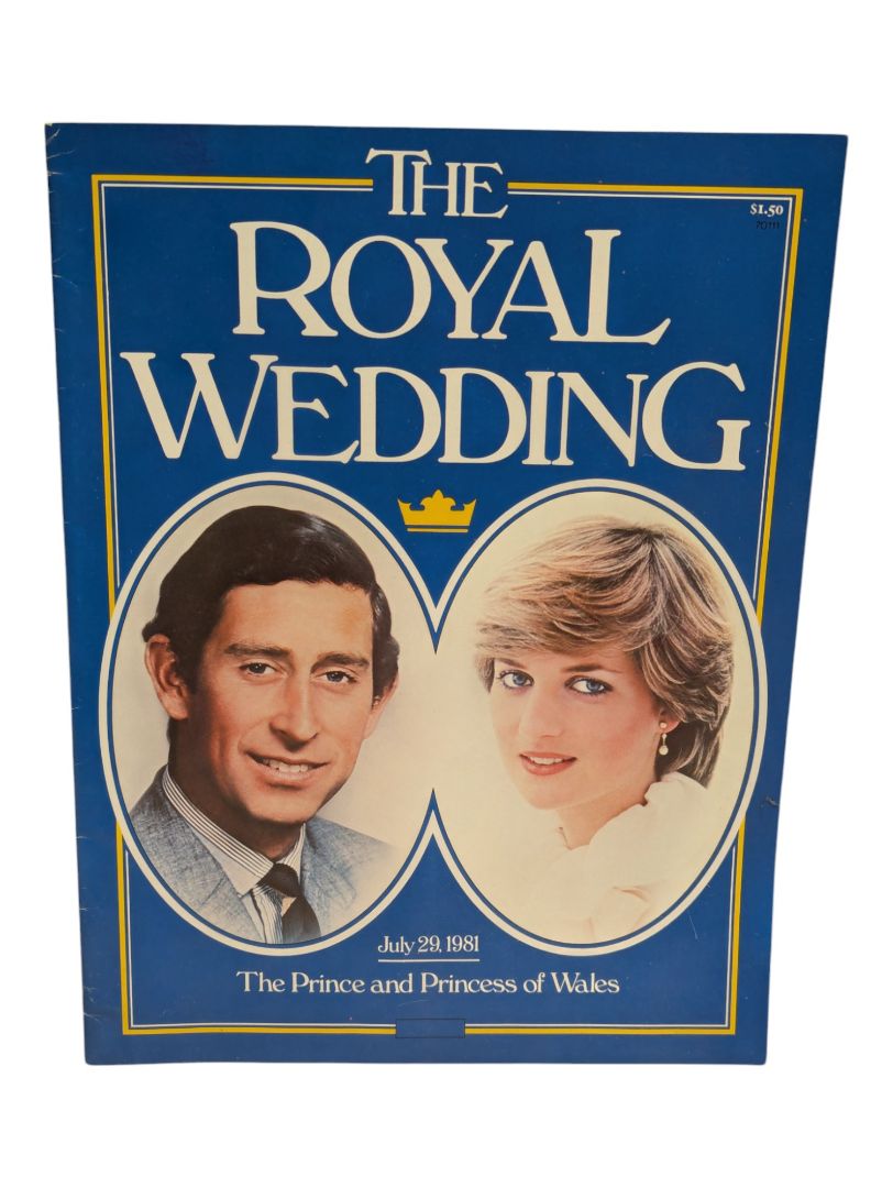 Vintage THE ROYAL WEDDING magazine 1981
