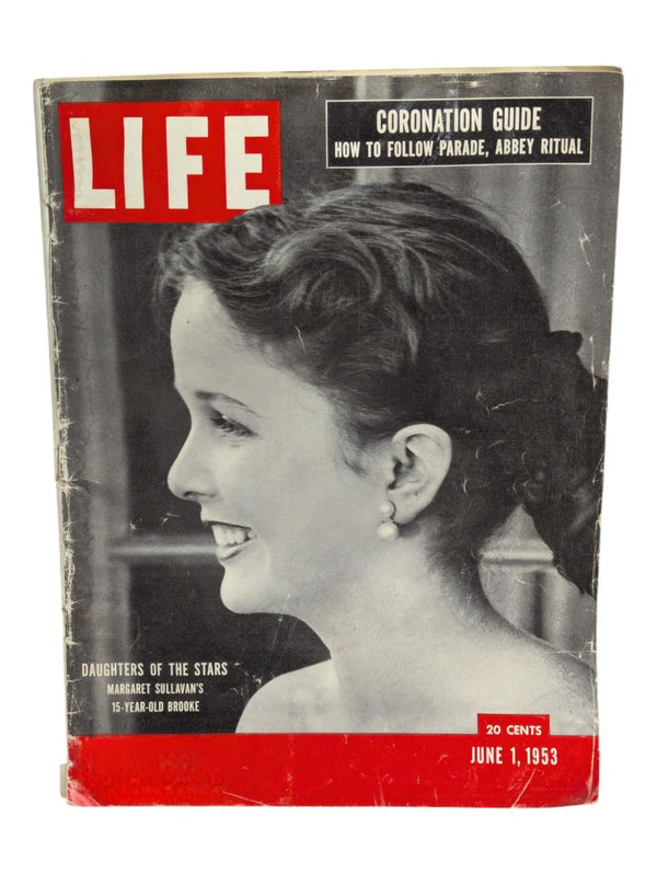 ORIGINAL Life Magazine June 1 1953 Brooke Sullivan