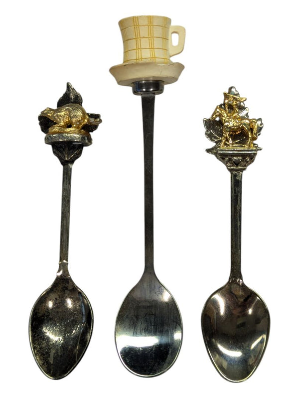Vintage Lot of 3 Collector Spoons -15