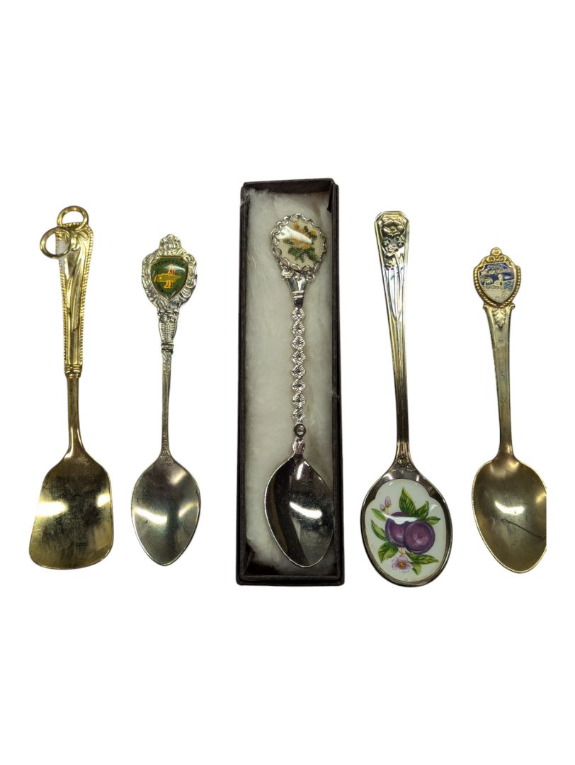 Vintage Lot of 10 Collector Spoons -17