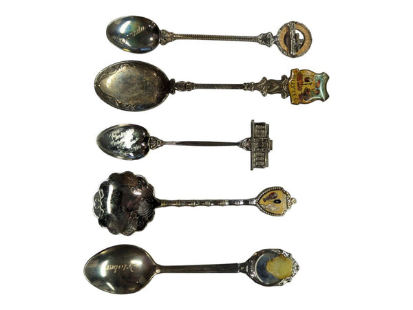 Vintage Lot of 10 Collector Spoons -19