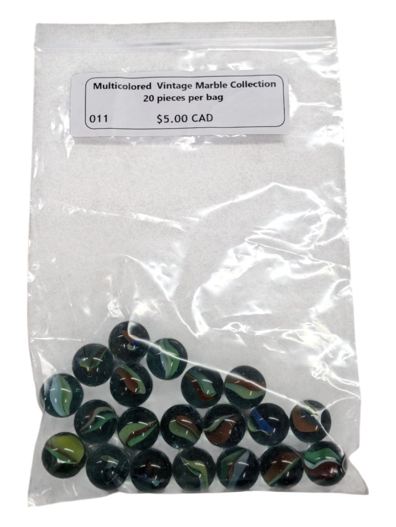 20 Pc Vintage Marble Collection