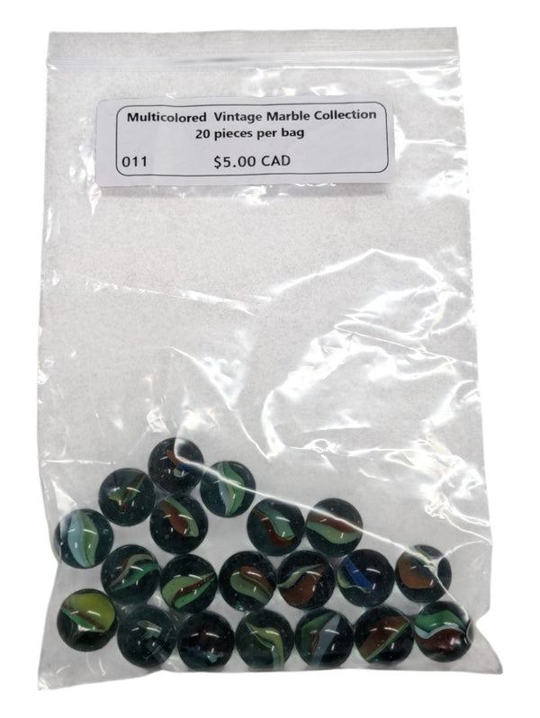 20 Pc Vintage Marble Collection