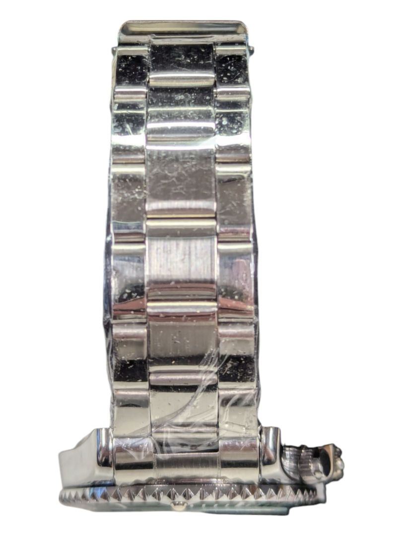 Green Dial & Bezel Mens Quartz Watch