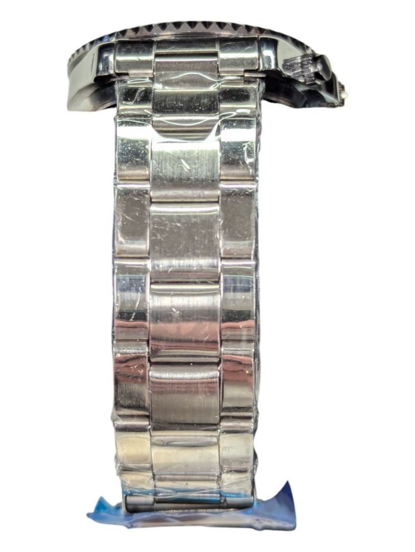 Green Dial & Bezel Mens Quartz Watch
