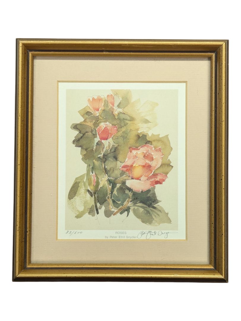 3 PC Peter Snyder Prints - Framed