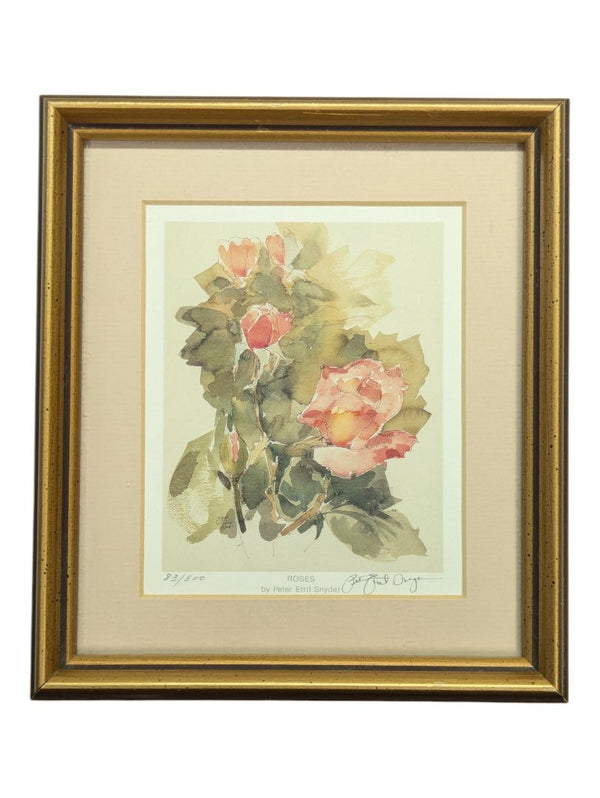 3 PC Peter Snyder Prints - Framed