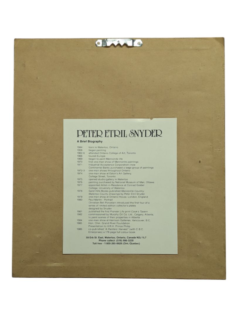 3 PC Peter Snyder Prints - Framed