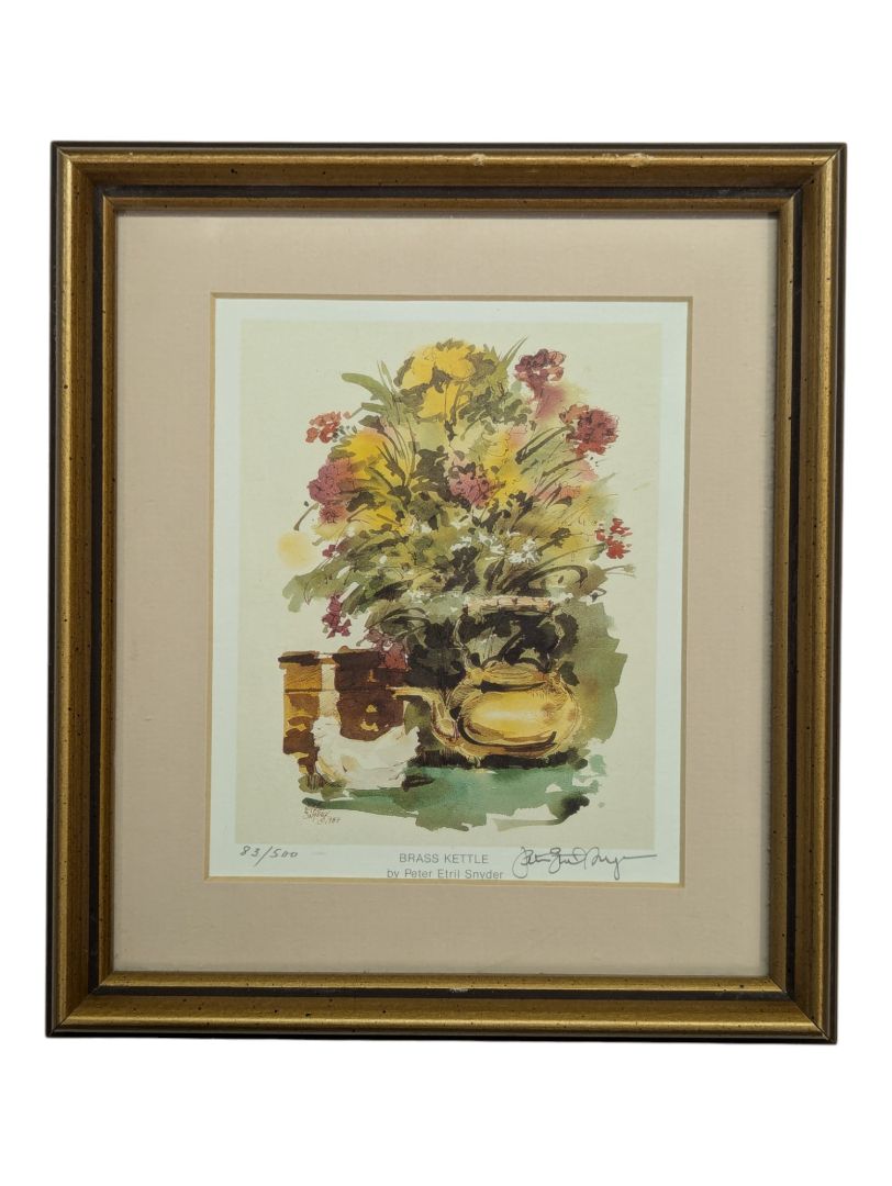 3 PC Peter Snyder Prints - Framed