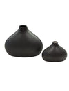 3 Pc Vase Set - Black