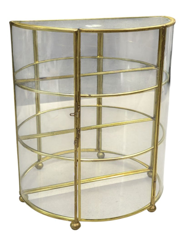 Vtg Glass Curio Cabinet